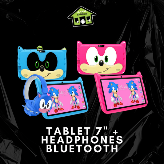Tablet 7" + Headphones Bluetooth