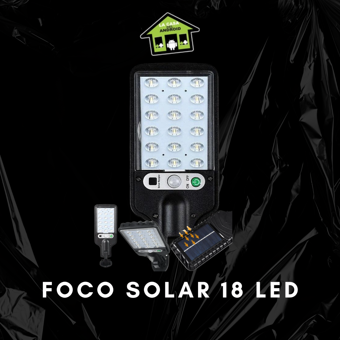 Foco Solar 18 Led