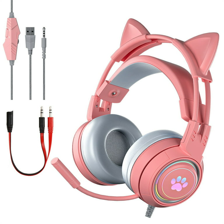 Gaming Headset Cat PS5,PS4,PS3, switch,PC, Xbox etc..