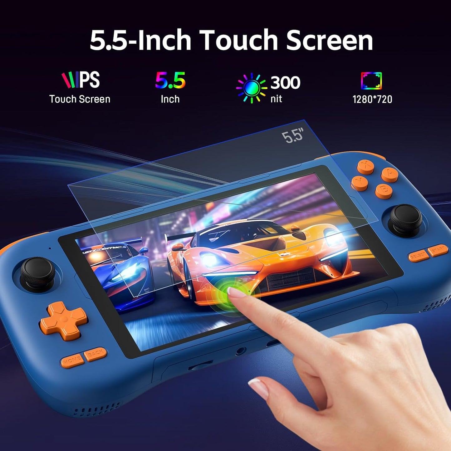 New K56 Android Handheld Console 128gb + 128GB SD