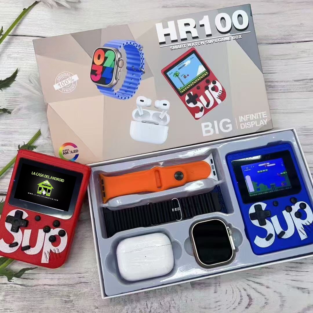 Combo Smartwatch, handheld and earphones