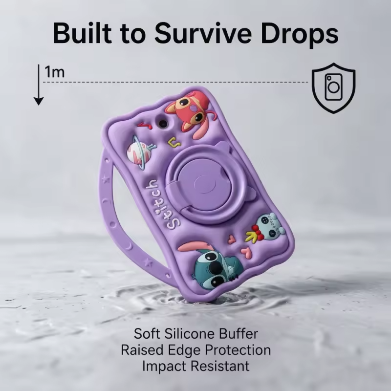Tablet kid 8" HD + Cartoon Cover