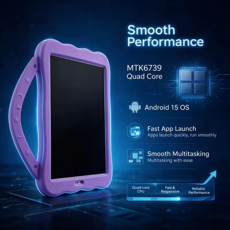 Tablet kid 8" HD + Cartoon Cover