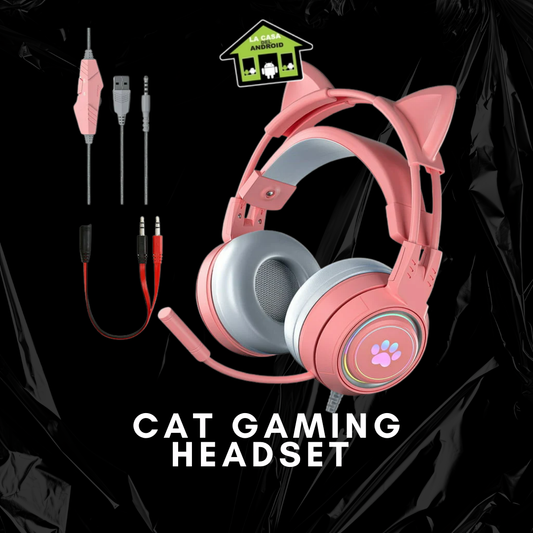 Gaming Headset Cat PS5,PS4,PS3, switch,PC, Xbox etc..