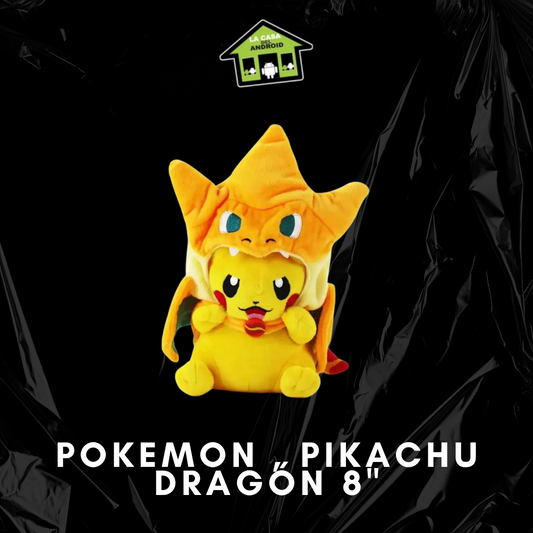 Pokemon , Pikachu Dragón 8"