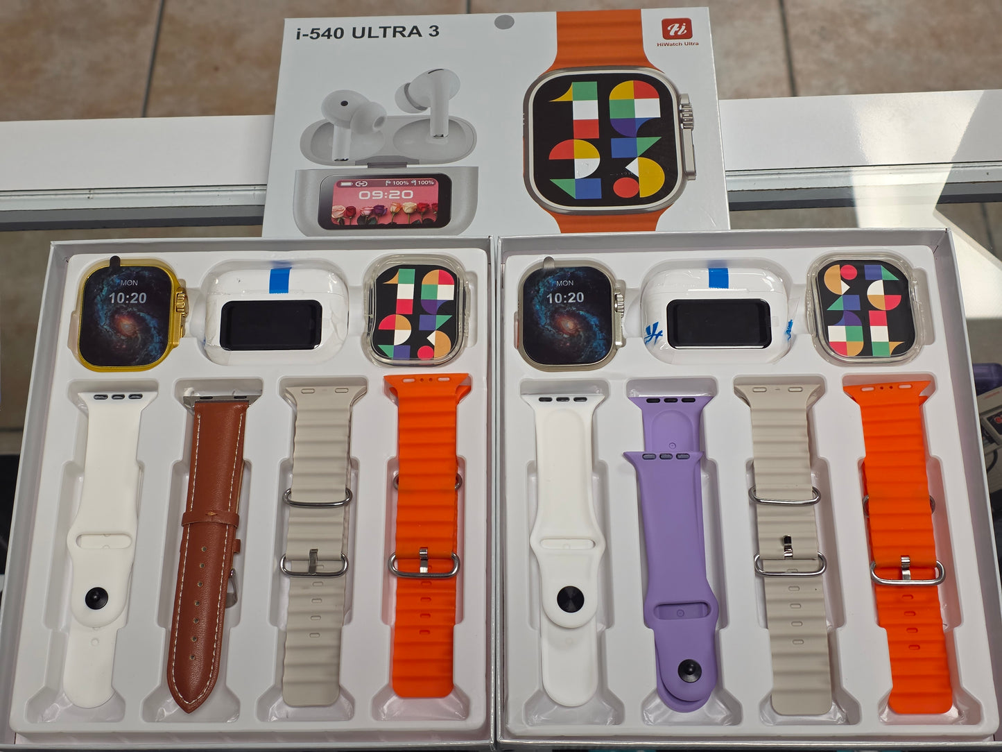 Combo de Smartwatch+ Earpods + 4 correas