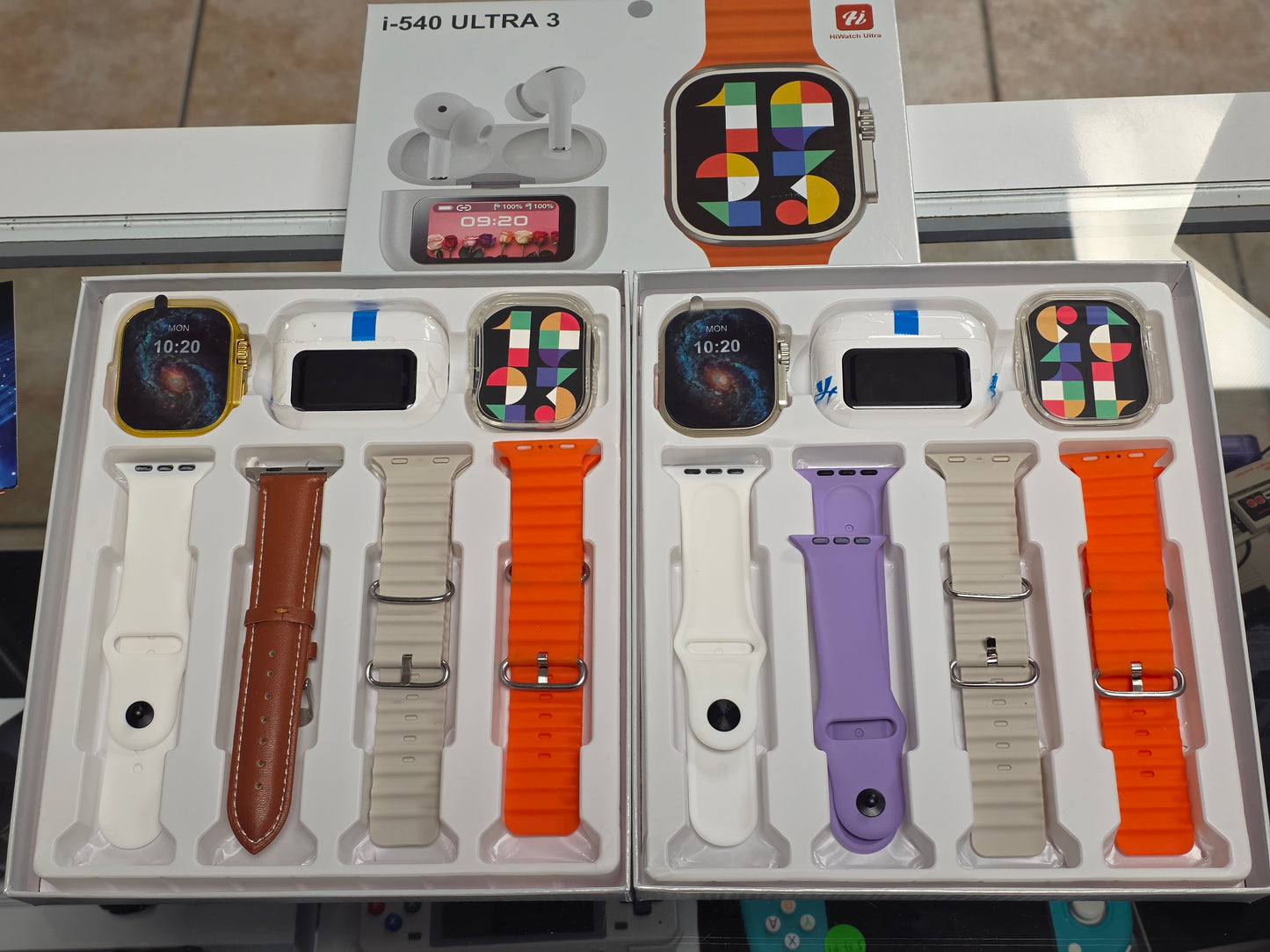 Combo de Smartwatch+ Earpods + 4 correas