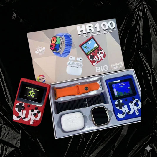 Combo Smartwatch, handheld and earphones