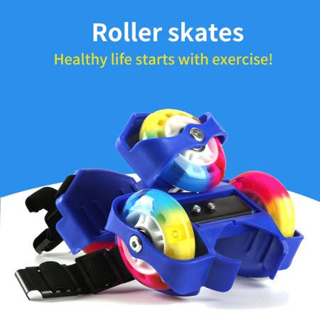 Adjustable Kid Wheels Heel Skates Roller